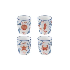 Set de 4 tasses à café CÔTE DE MER