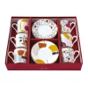 Set de 6 tasses à espresso de 100 ml avec soucoupes MODERNISM