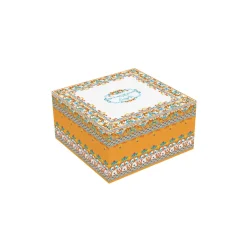Set de 2 tasses avec soucoupes MEDITERRANEO ORANGE