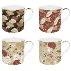 Set de 4 tasses KIMONO
