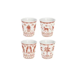 Set de 4 verres à café EXOTIC VIBES