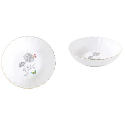Set de vaisselle 18 pcs FLEURS ET PAPILLONS