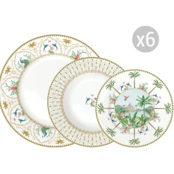Set de vaisselle 18 pièces PARADIS SAUVAGE