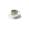 Tasse à café avec soucoupe DOUBLE BEIGE