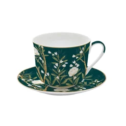 Tasse à déjeuner avec soucoupe ROYAL PEONIES