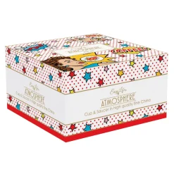 Tasse à petit-déjeuner avec assiette, 400 ml POP ART