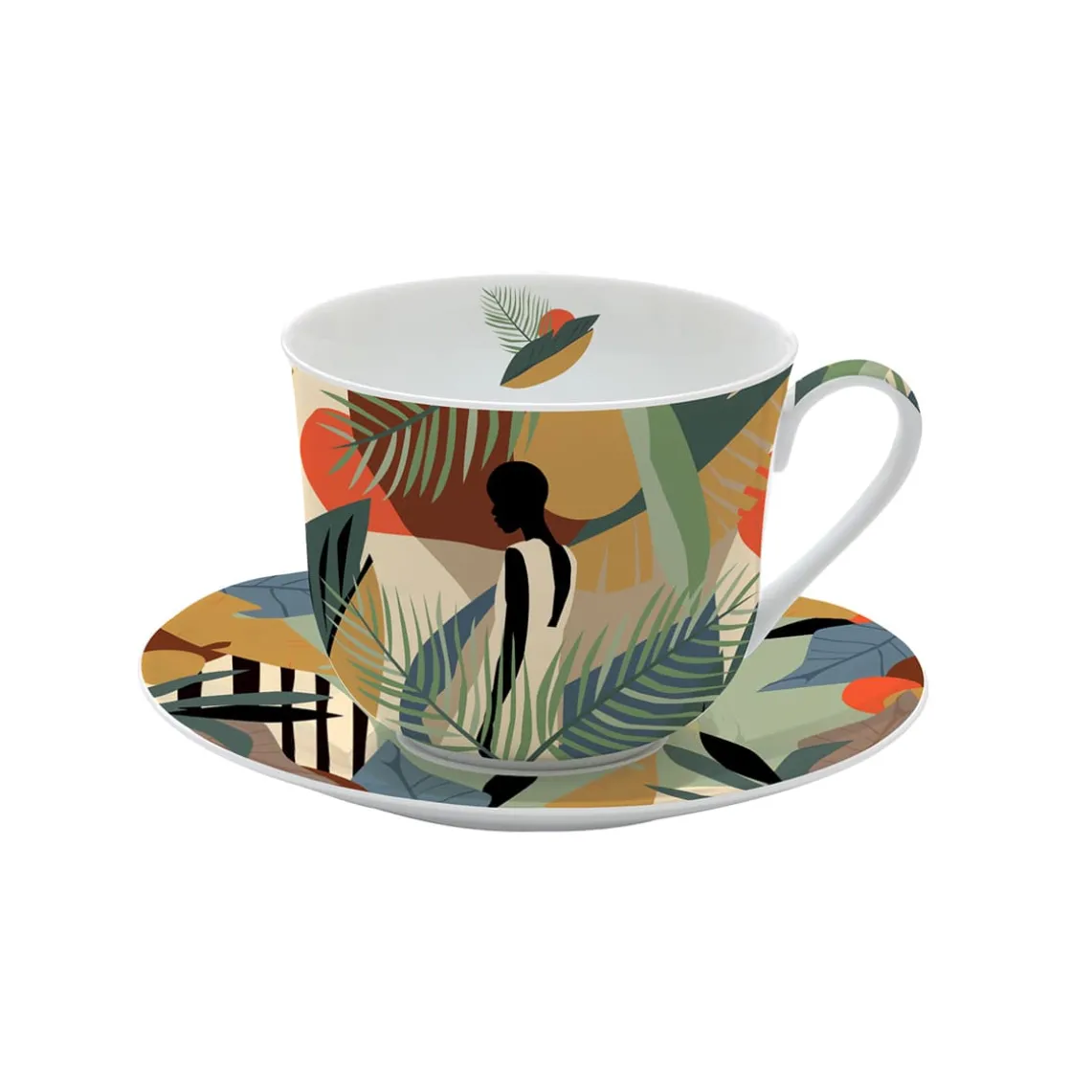 Tasse à petit-déjeuner avec soucoupe KILIMANJARO