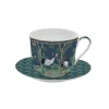 Tasse à petit-déjeuner avec assiette de 400 ml en porcelaine, dans une boîte colorée MANDALAY
