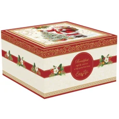 Tasse à petit-déjeuner avec soucoupe, 400 ml en porcelaine MAGIC CHRISTMAS