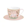 Tasse à petit-déjeuner avec soucoupe, 370 ml JARDIN DE REVES