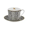 Tasse à petit-déjeuner avec soucoupe, 400 ml en porcelaine Atmosphere SAVANA