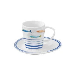Tasse à thé avec soucoupe BORD DE MER