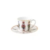 Tasse à thé avec soucoupe NUTCRACKER