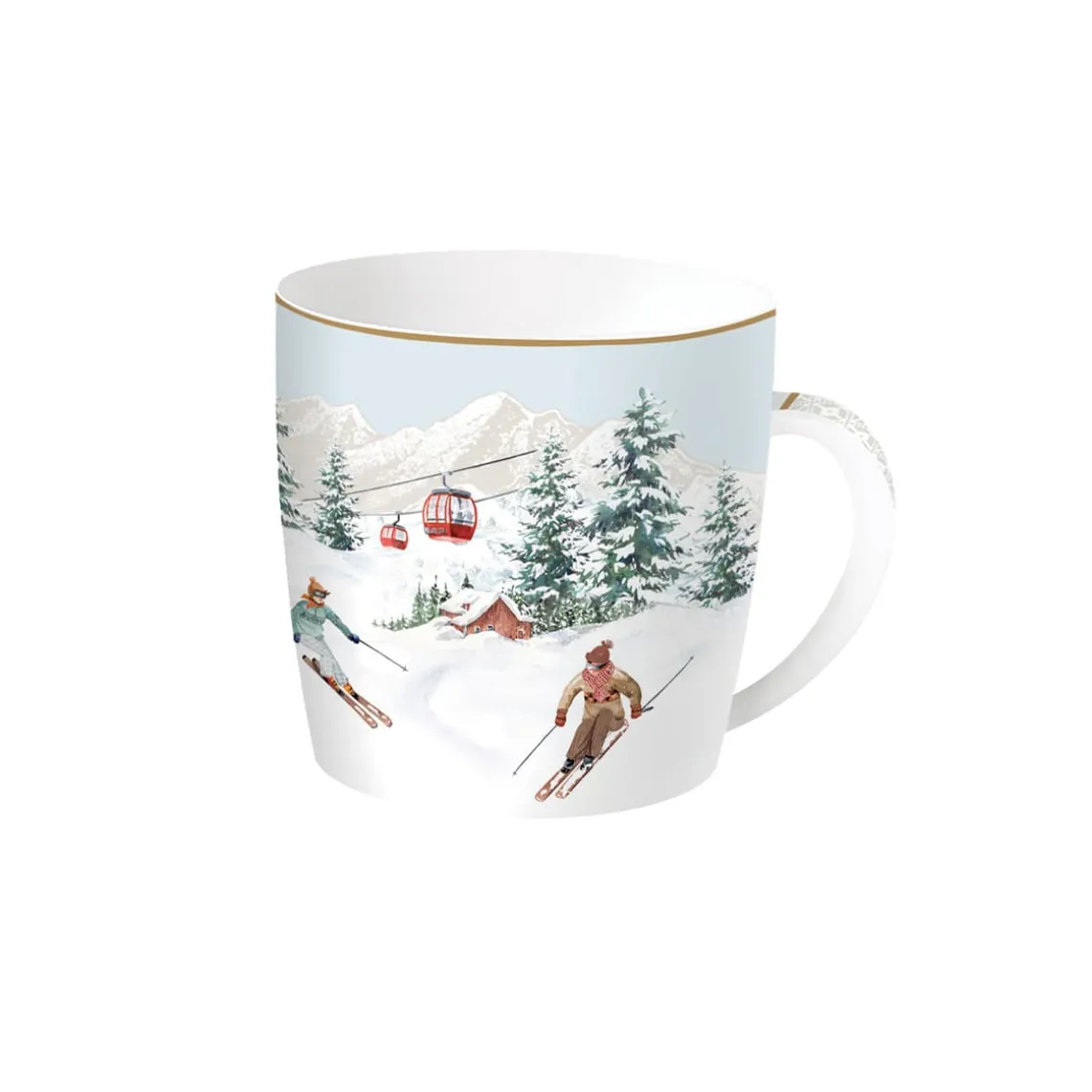 Tasse avec boîte en métal CHALET