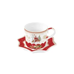 Tasse avec soucoupe en porcelaine, 250 ml CHRISTMAS MEMORIES