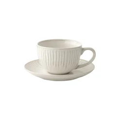 Tasse avec soucoupe GALLERY WHITE