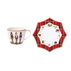 Tasse avec soucoupe Vintage NUTCRACKER