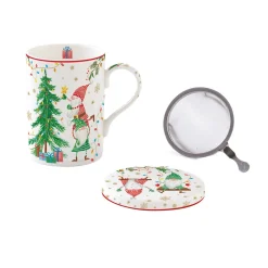 Tasse avec sous-tasse et infuseur Ready For CHRISTMAS