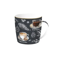 Tasse dans une boîte en fer-blanc BARISTA