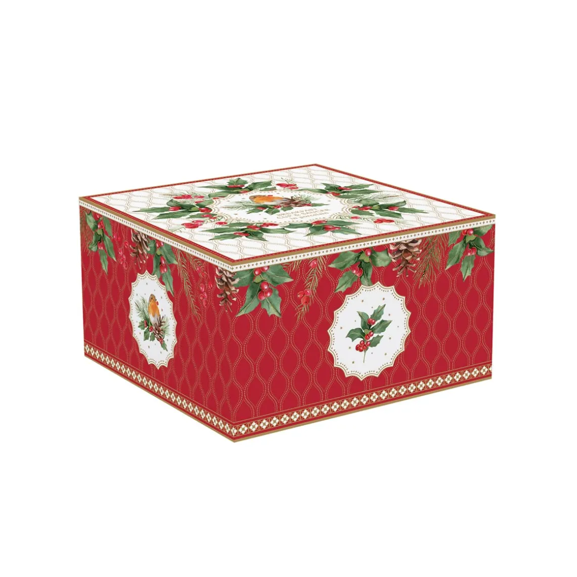Tasse de petit déjeuner avec soucoupe CHRISTMAS BERRIES