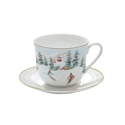 Tasse de petit déjeuner avec soucoupe CHALET