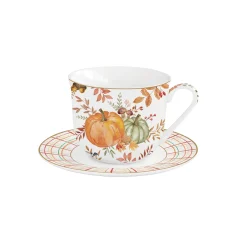Tasse de petit déjeuner avec assiette 400 ml HARVEST