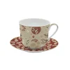 Tasse de petit-déjeuner avec assiette KIMONO