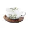 Tasse de the 250 ml en porcelaine avec souscoupe NATURA