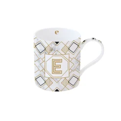 Tasse en porcelaine de 350 ml MONOGRAM E