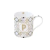 Tasse en porcelaine de 350 ml MONOGRAM P