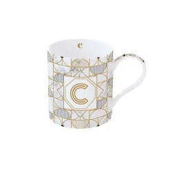 Tasse en porcelaine de 350 ml MONOGRAM C