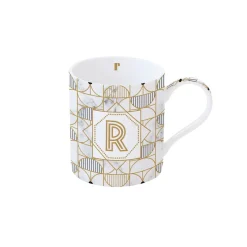 Tasse en porcelaine de 350 ml MONOGRAM R