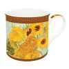 Tasse individuelle en porcelaine de 300 ml dans une boîte cadeau VASE WITH TWELVE SUNFLOWERS
