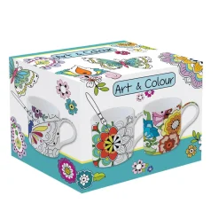Tasse individuelle en porcelaine, 350 ml, dans une boîteCachemire