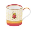 Tasse individuelle en porcelaine de 350 ml dans une boîte BEETLE RED