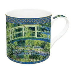 Tasse individuelle en porcelaine de 300 ml dans une boîte cadeau WATER LILIESAND THE JAPANESE BRIDGE