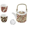 Théière avec infuseur et 2 verres KIMONO