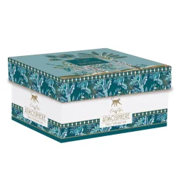 Théière de 600 ml avec 2 tasses en porcelaine Atmosphere Jungl