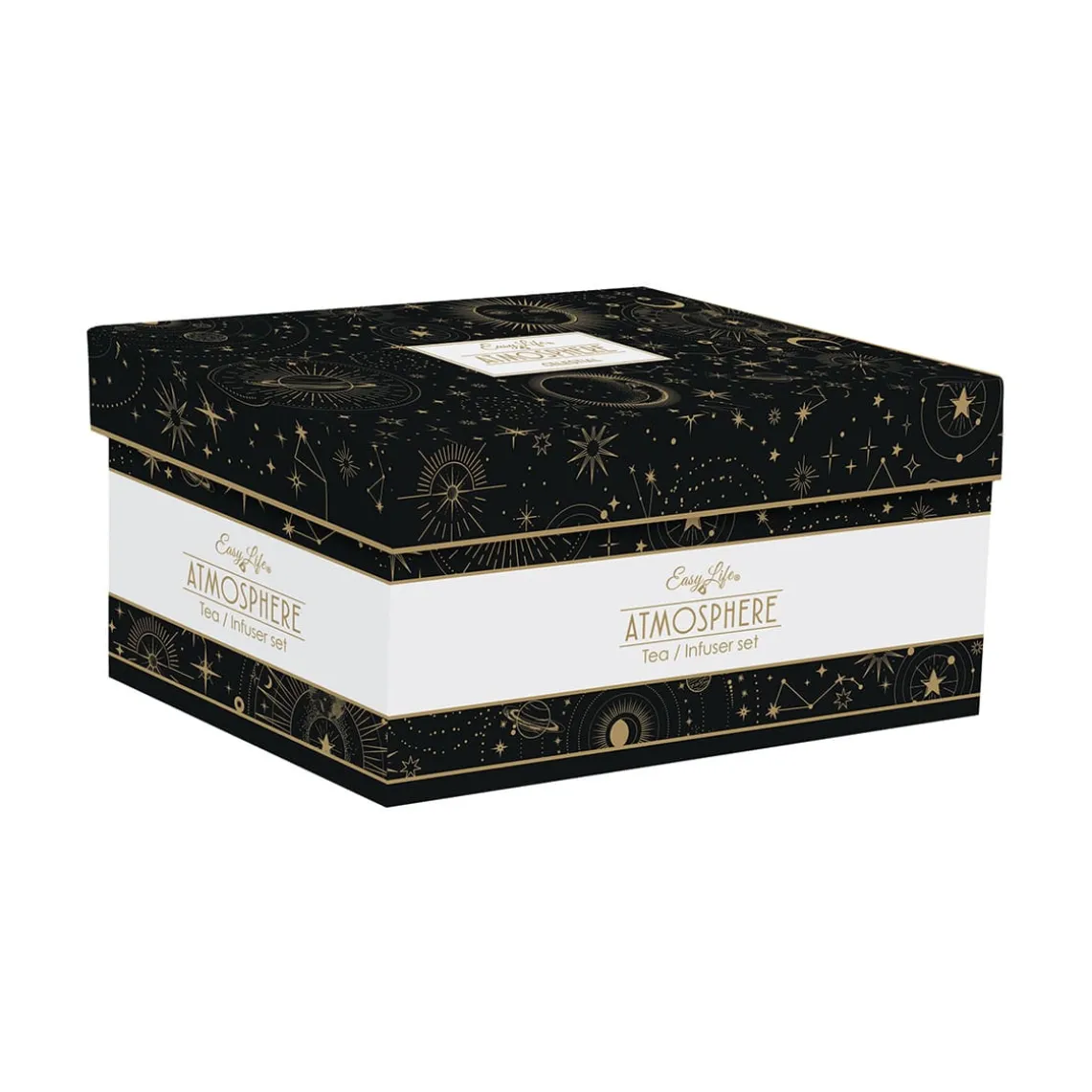 Théière de 600 ml avec 2 tasses en porcelaine, dans une boîte cadeau CELESTIAL