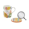 Tisaniere Avec Filtre Inox TUTTI FRUTTI